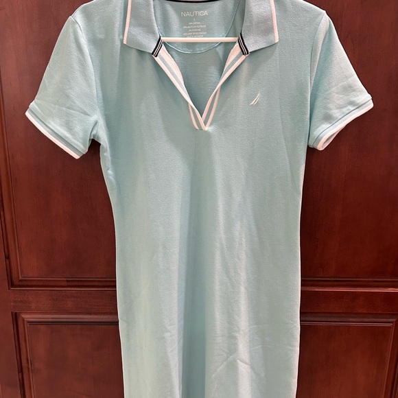 Nautica Light Blue Polo Dress - Picture 1 of 2